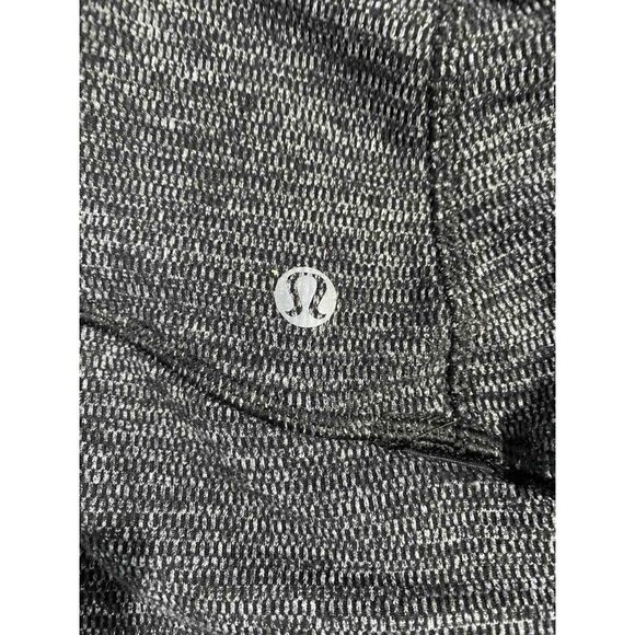 Lululemon Think Fast Pullover Coco Pique Top Gray Size 6 - Picture 6 of 8
